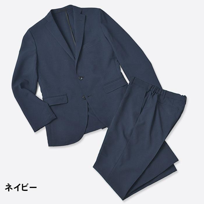 人気色 再入荷】【大きいサイズ】360°伸縮 スーツ メンズ セットアップ 