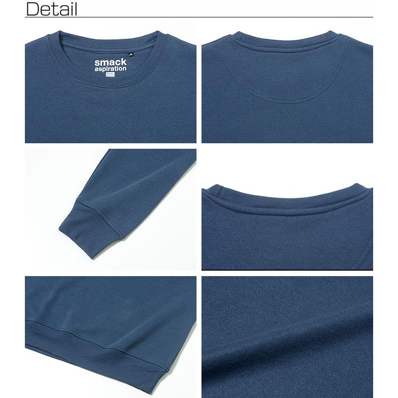 スーツスタイルMARUTOMI トレーナー スウェット クルーネック 裏起毛