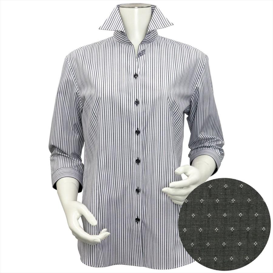 心に強く訴える黒 ストライプ シャツ レディース 人気のファッション画像