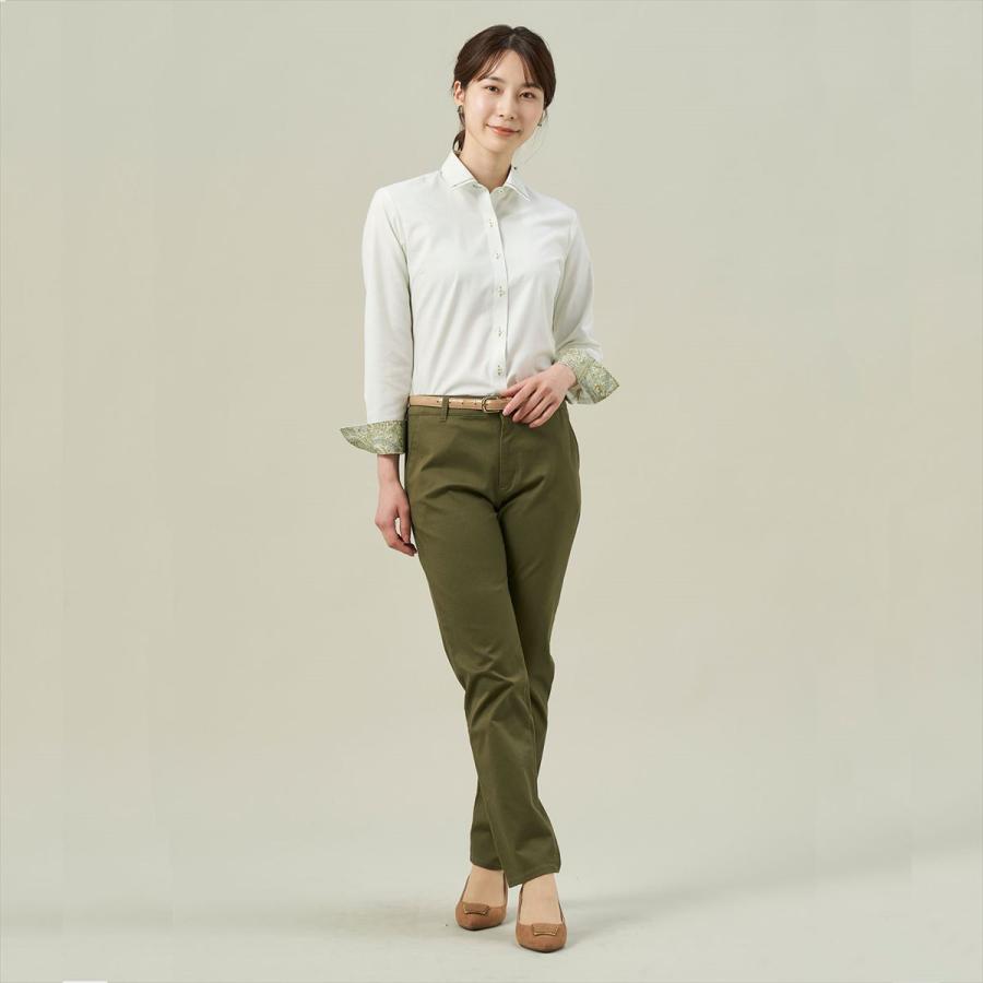 レギュラー 長袖 形態安定 レディースシャツ｜shirt｜03