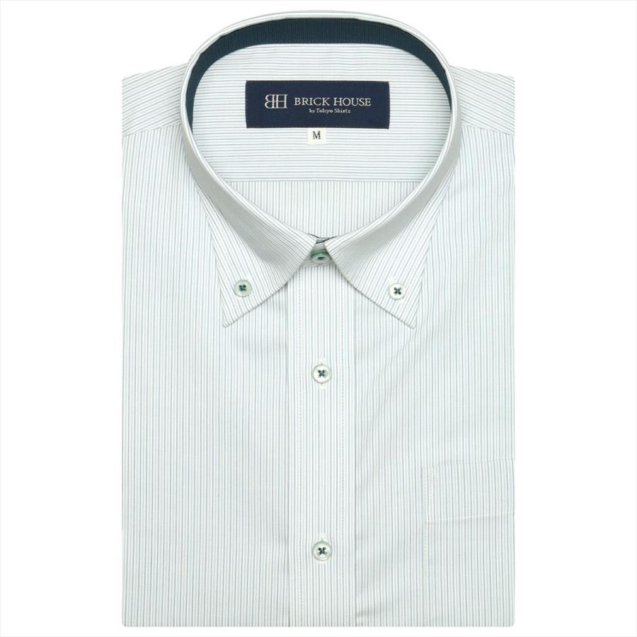 ボタンダウン 半袖 形態安定 ワイシャツ3,500円