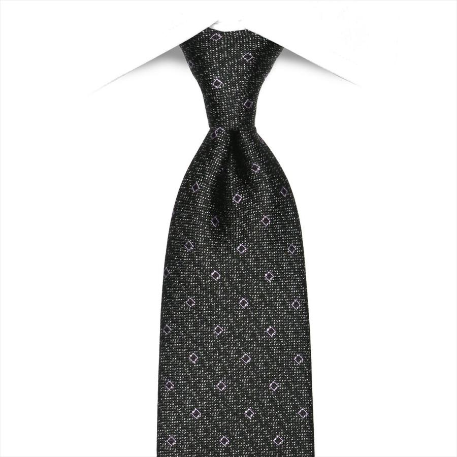 ネクタイ メーカー公式 ビジネス フォーマル 日本製ネクタイ 100％の保証 小紋柄 グレー系 絹100%