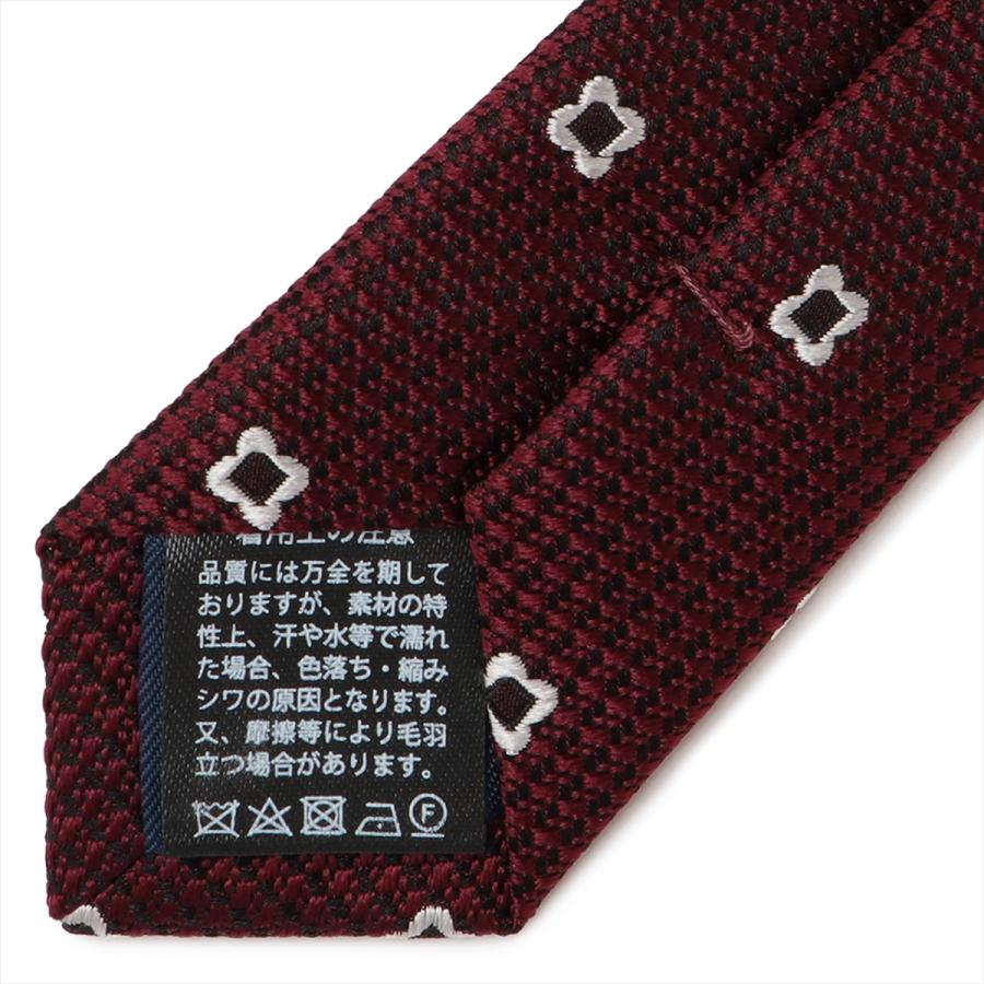 ネクタイ 日本製 絹100% 西陣織 ボルドー ビジネス フォーマル｜shirt｜04