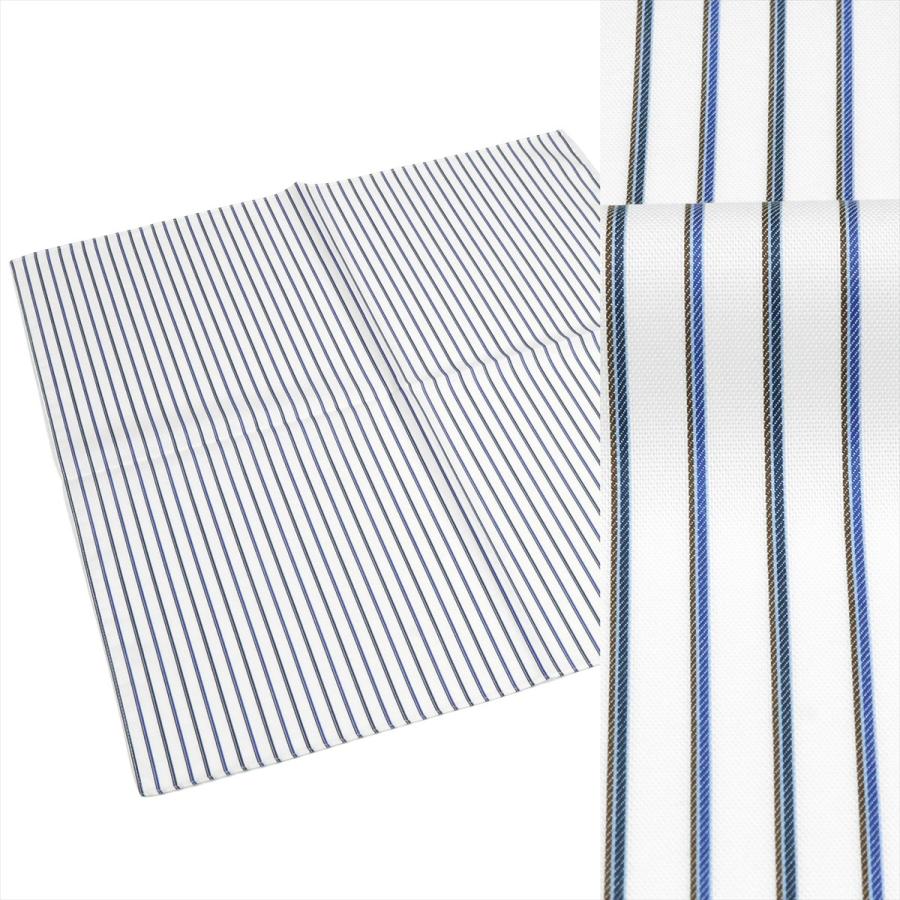 ハンカチ メンズ レディース 日本製 綿100 ブルー系 ストライプ柄 国内正規総代理店アイテム