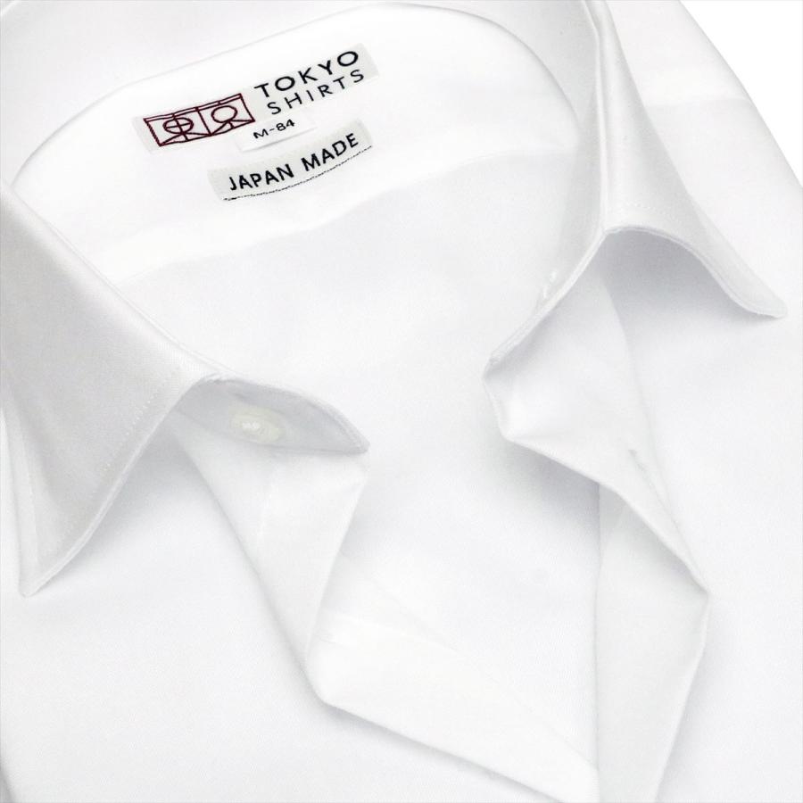 【国産しゃれシャツ】 セミワイド 長袖 形態安定 ワイシャツ 綿100%｜shirt｜10