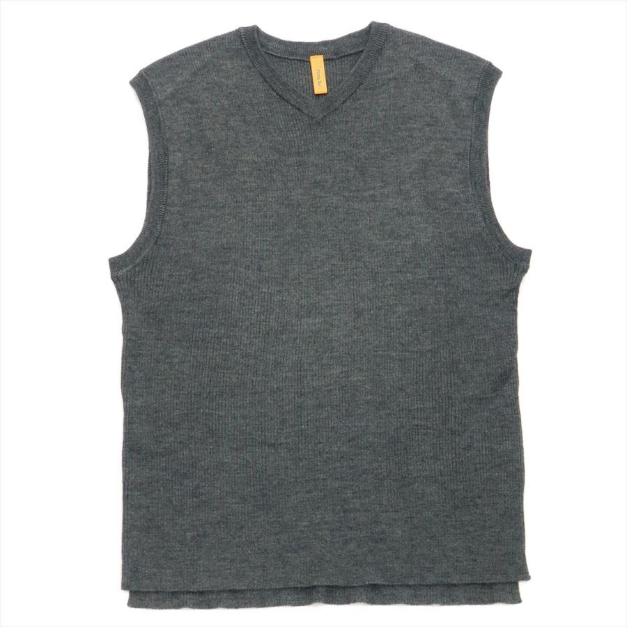 メンズニット Vネックベスト グレー系 最大60 Offクーポン