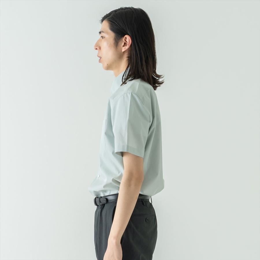 スマートドレスシャツ半袖＜セージグリーン＞｜shirt｜04