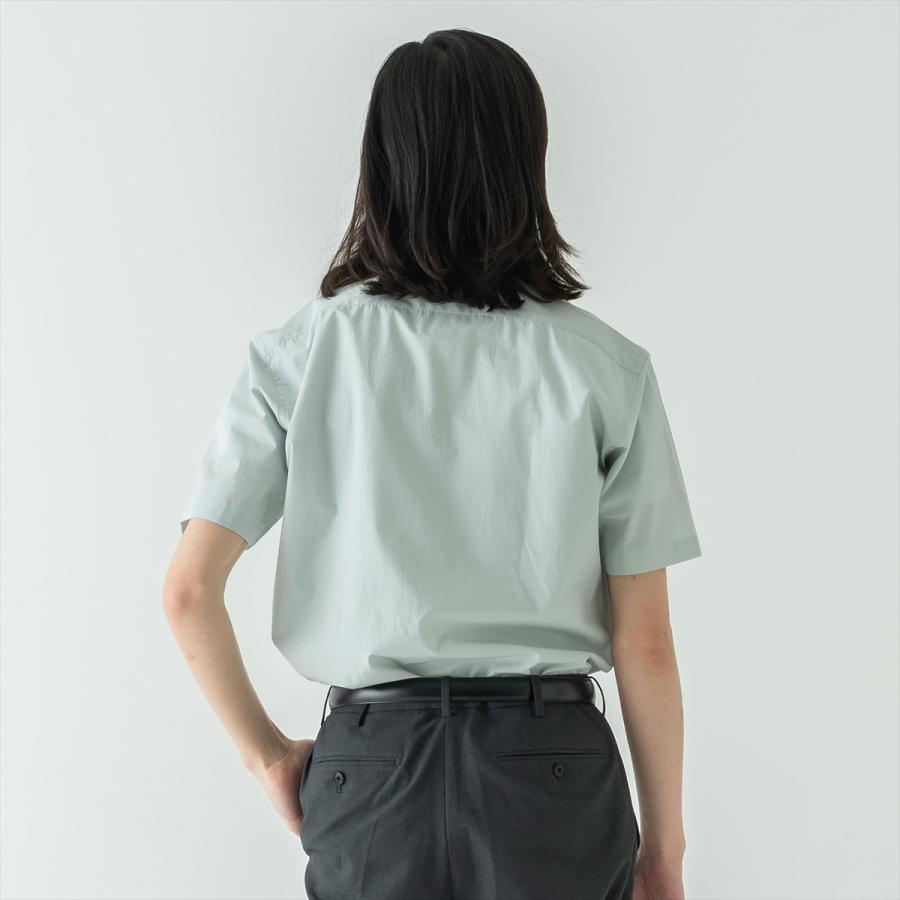 スマートドレスシャツ半袖＜セージグリーン＞｜shirt｜05