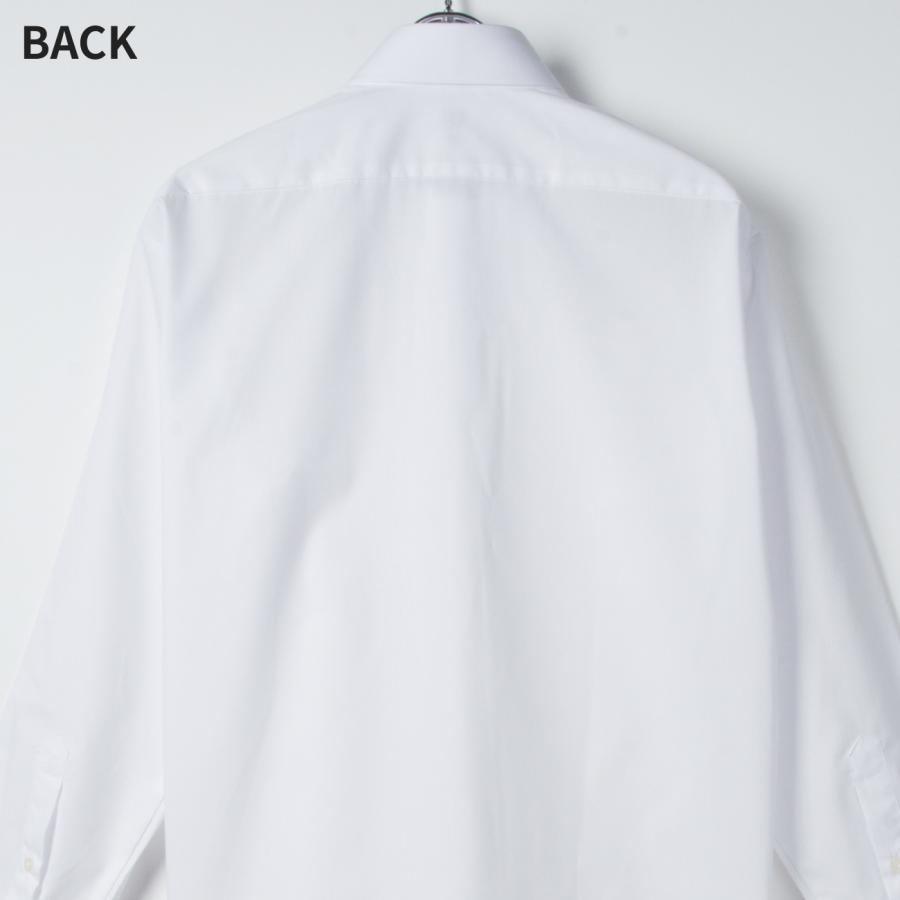 ワイシャツ メンズ 長袖 白 2枚セット 衿型 レギュラー 形態安定 Yシャツ カッターシャツ M L 2L 冠婚葬祭 制服 就活 送料無料｜shirts-mart｜07