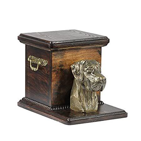 shirube特別価格グレートデーン、記念、犬の銅像の犬の灰のための壷、ArtDog好評販売中 日本製