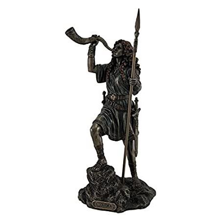 Statues 特別価格Resin Boudica S好評販売中 BlowingケルトHorn Spear Holding Iceni of Queen Warrior 彫刻 玄関先迄納品