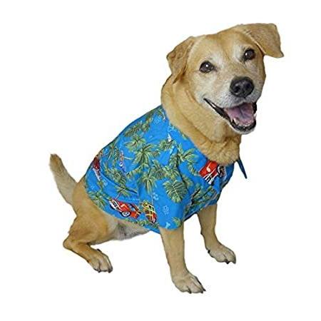 特別価格Robert J. Clancey RJC Dog Surf Dog Woodies Aloha Hawaiian Shirt Turquoise 2好評販売中 犬の服