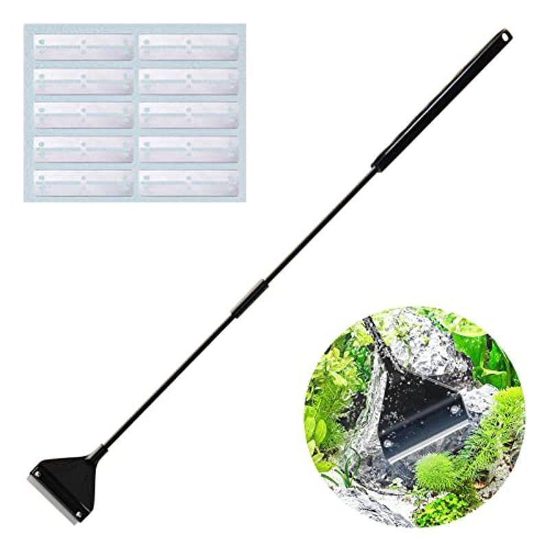 Ricisung 水槽スクレーパー プロレイザー 水槽コケ取りスクレーパー アクアリウムクリーナーセット 水槽クリーナー 水槽用