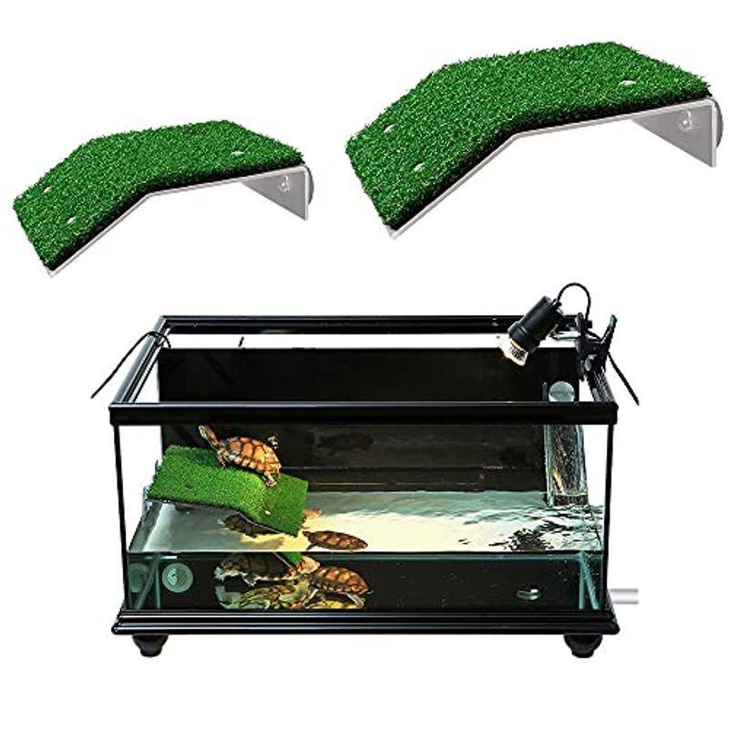 Cmd 爬虫類 シェルター 亀 浮き島 タートルプラットフォーム 水槽台 吸盤式 日光浴 滑り止め 両生類 人工