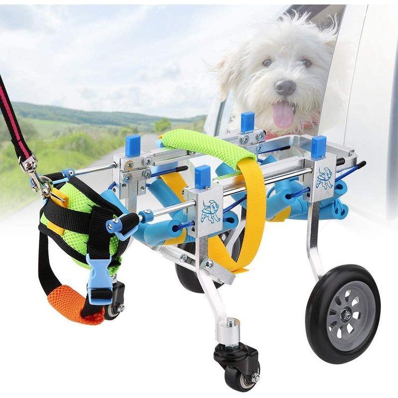 犬 車椅子 ペット車椅子 4輪 ペットウォークアシスタント リハビリ用歩行補助具 犬の歩行器 調節可能 アルミ製 耐久性 組立て簡単 組立て簡単 車椅子 ペット車椅子 4輪 ペットウォークアシスタント リハビリ用歩行補助具 犬の歩行器 調節可能 アルミ製 耐久性