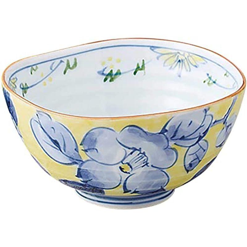 【特価】 茶碗 浜陶 飯碗 34-14 約Φ11×5.5cm 5個セット 小 色絵花紋 皿