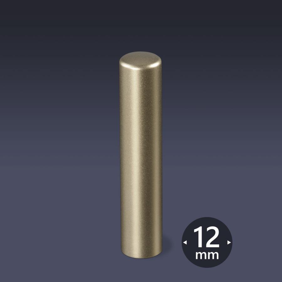 外国人印　ブラストチタン 丸寸胴12ミリ　外国人の印鑑 外国人の実印 外国人の銀行印 外国人の認印 お土産 喜ばれる