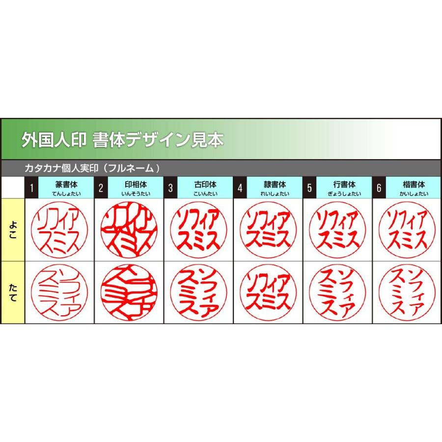 外国人印　ブラストチタン ブラック  丸寸胴13.5ミリ　外国人の印鑑 外国人の実印 外国人の銀行印 外国人の認印  お土産 喜ばれる｜shirushidou｜03