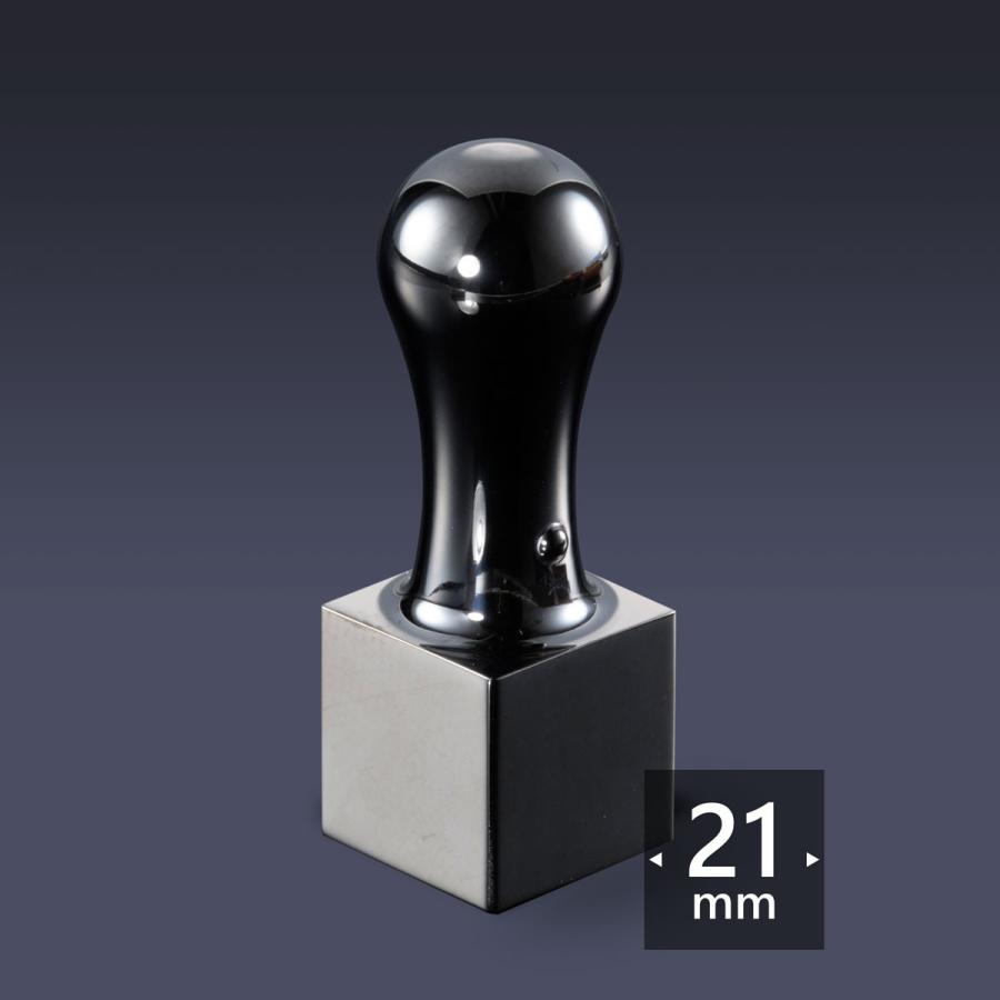 その他士業 職印 ミラーチタン ブラック 角天丸21ミリ　弁護士 司法書士 税 理士 弁理士 社会保険労務士 行 政書士 海事代理士