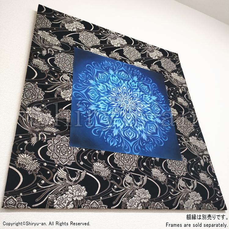 志龍画 曼荼羅 絵画 インテリア 玄関 曼荼羅アート 原画 355×355mm_10