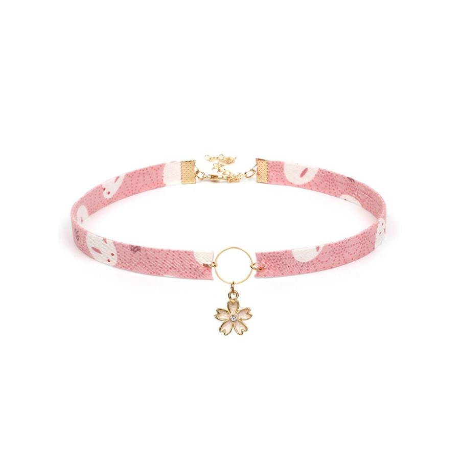 チョーカーネックレス チョーカー レディース アクセサリー 桜 さくら 和風 コスプレ Choker11 しせい 通販 Yahoo ショッピング