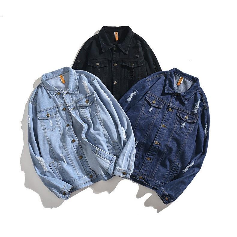 デニムジャケット メンズ 春秋 ダメージ加工 デニムコート 新作 大きいサイズ Gジャン 春物 秋物 メンズ アウター S 3xl Cy1801 しせい 通販 Yahoo ショッピング