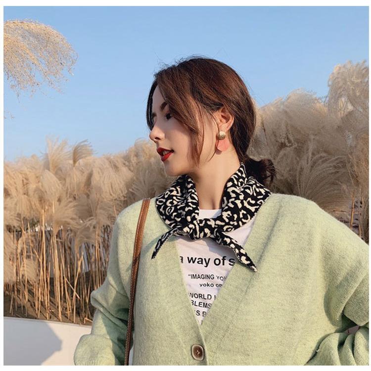 スカーフ 首巻き リボンスカーフ ストール ヒョウ柄 レディース 三角スカーフ あったかい 春 秋 冬 アクセサリー おしゃれ Dk0105 しせい 通販 Yahoo ショッピング