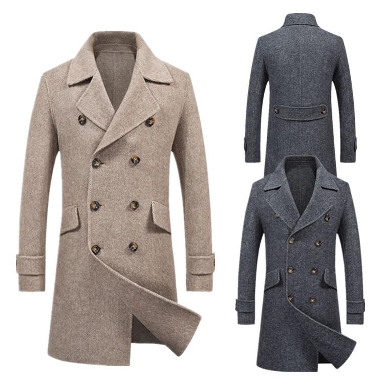 格安即決 ビジネスコート メンズコート Pコート ピーコート ロングコート あったかい メンズファション 防寒 ウール ジャケット 紳士服 秋冬 即納 最大半額 Nooitmeergrasmaaien Be