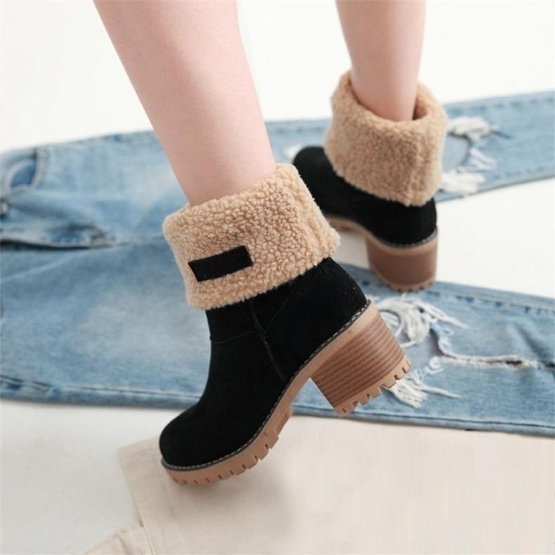 ブーツ レディース 可愛い ショートブーツ 暖かい 太めヒール マーティンブーツ 裏ボア 防寒 秋冬 22 5 26 5cm 新作 Lshoes2730 しせい 通販 Yahoo ショッピング