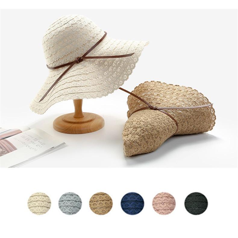 つば広 Uvカット 帽子 レディース 日よけ 折りたたみ 春 夏 麦わら帽子 ハット オシャレ 紫外線対策 ビーチ 58 60cm Mc049 しせい 通販 Yahoo ショッピング