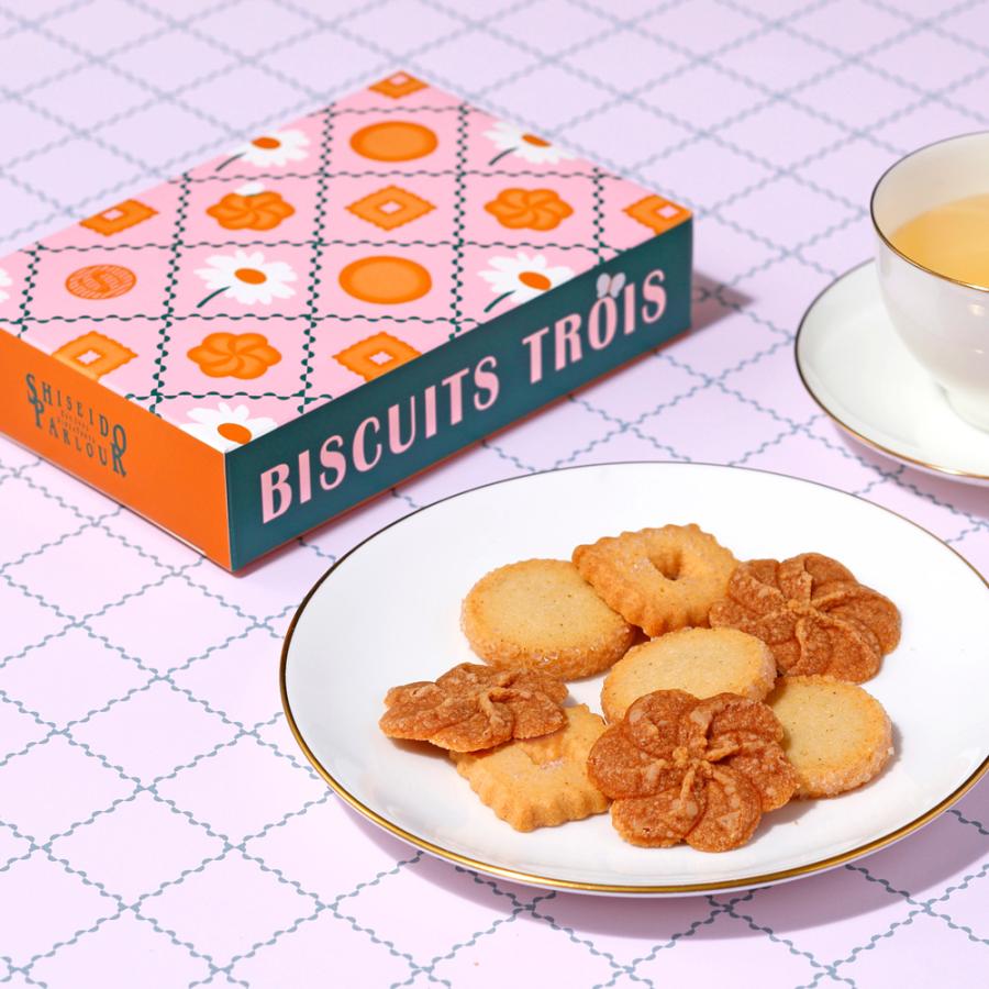 母の日 スイーツ ギフト お菓子 公式 資生堂パーラー ビスキュイ トロワ クッキー 3種 8枚入 詰め合わせ 個包装 限定 プチギフト お配り お返し | 資生堂パーラー | 05