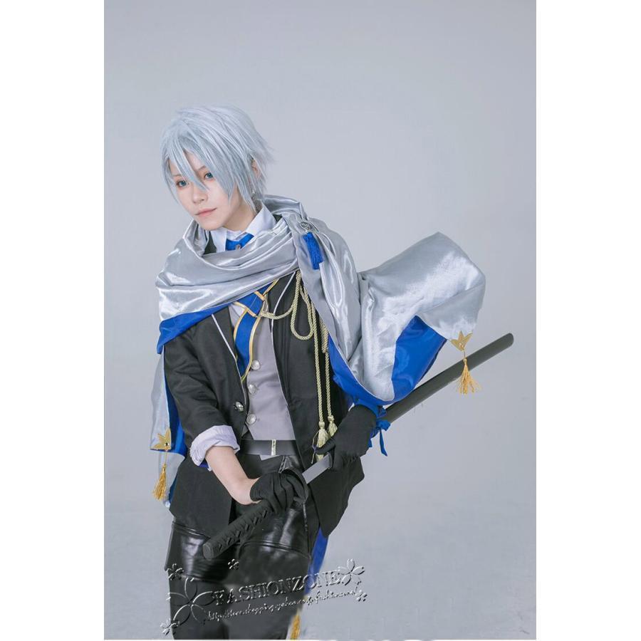 刀剣乱舞 風 山姥切長義 コスプレ衣装 男女 ウィッグ 日常服 コスチュームcosplay 演出服 イベント 変装 写真参照