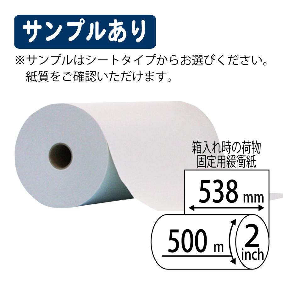 紙緩衝材 ボーガスペーパー ロール 幅538mm×500m巻 10本まとめ買い（2