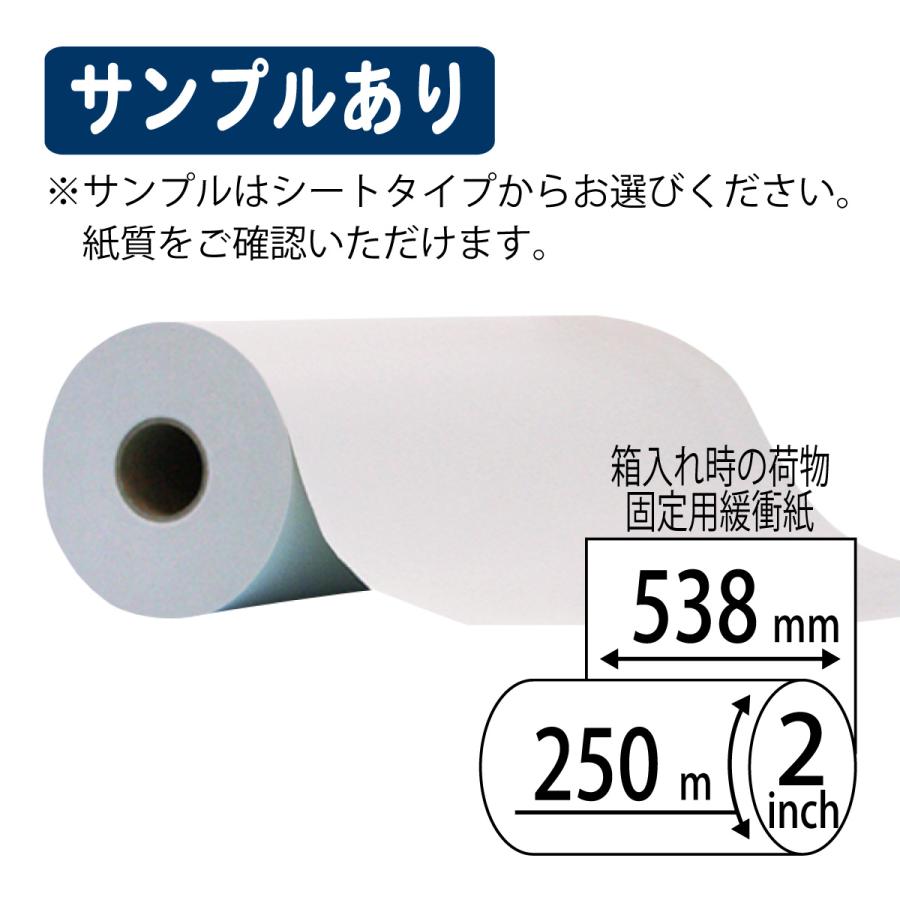 紙緩衝材 ボーガスペーパー ロール 幅538mm×250m巻 3箱セット（9本