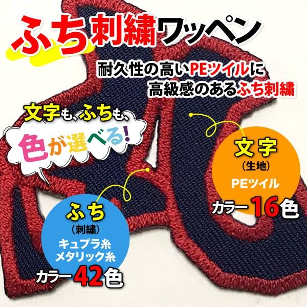 漢字 ワッペン 行書体 6 10 cm ふち刺繍 １文字 アイロン 夏フェス 応援グッズ 色 サイズが選べる Order Made Wappen オーダーメイドワッペン Kwfx1 刺繍アトリエ Yahoo 店 通販 Yahoo ショッピング