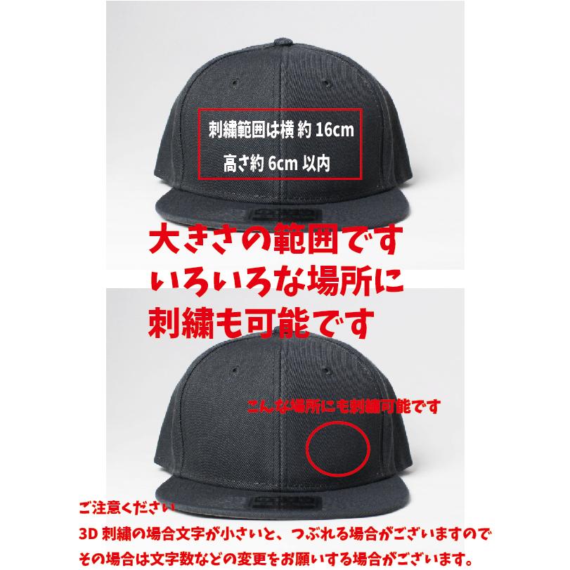 オリジナル3D刺繍CAP　キャップ　刺繍　3D　オリジナル　帽子　OTTO　オーダーメイド　文字　ネーム　イベント　スポーツ　プレゼント　ライブ　チーム　グッズ｜shishuyasan｜10