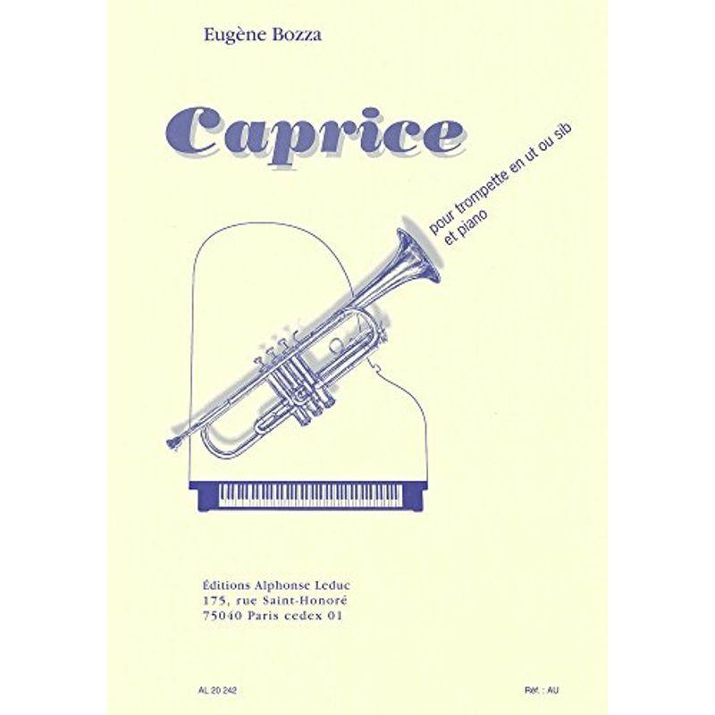 着後レビューで ボザ カプリス トランペットとピアノのための トランペット ピアノ ルデュック出版 Wantannas Go Id