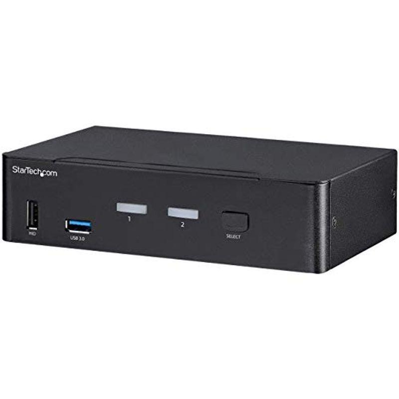 StarTech com HDMI分配器 2ポートDisplayPort対応KVMスイッチ パソコン/CPU切り替え器 USB