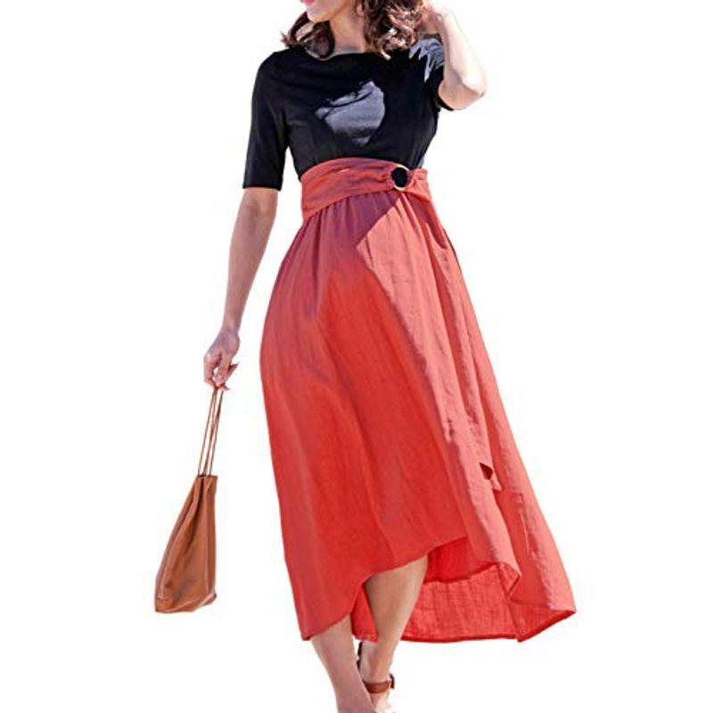 Sweet Mommy マタニティ ワンピース 授乳キャミワンピ ショート丈トップス 3点セット ベルト 3点