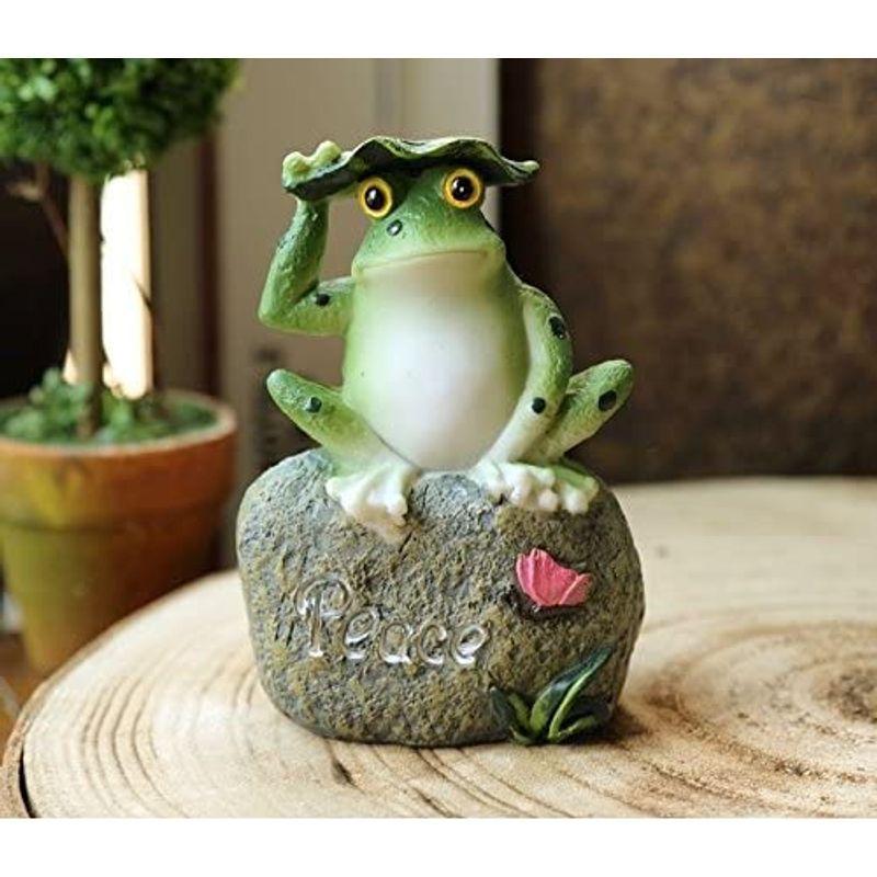 お求めやすく価格改定 無事帰る かえる 石材 カエルの置物 サイズ中 Fucoa Cl
