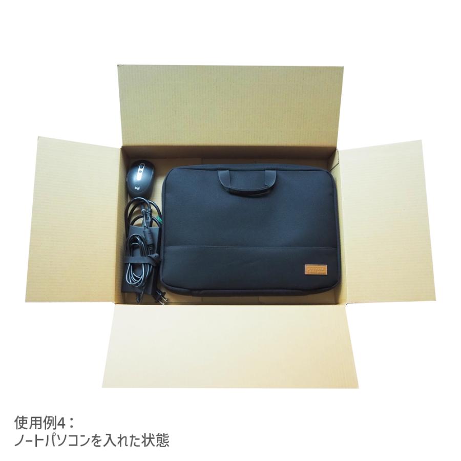 ダンボール 100サイズ 長さ497×幅350×高さ64ｍｍ ECケース（1枚） | ブランド登録なし | 06