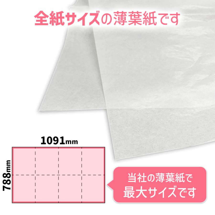 商品名/薄葉紙 全紙（全判サイズ/788×1091mm）【1000枚】の画像
