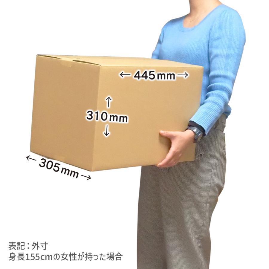 ダンボール 商品名/YNo.2S/長さ440×幅300×高さ300(mm)宅配120サイズ みかん箱タイプ A3サイズ（1枚） | ブランド登録なし | 02