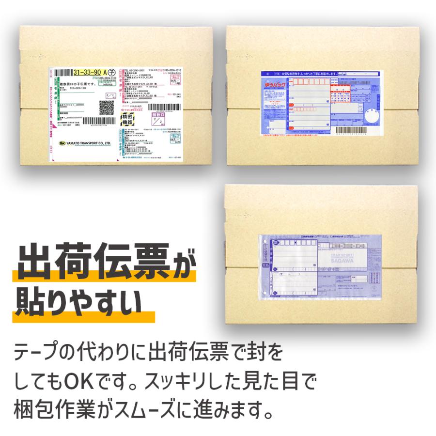 ダンボール箱 テープレス ジッパー付き 厚さ3cm A4 メール便 クリック