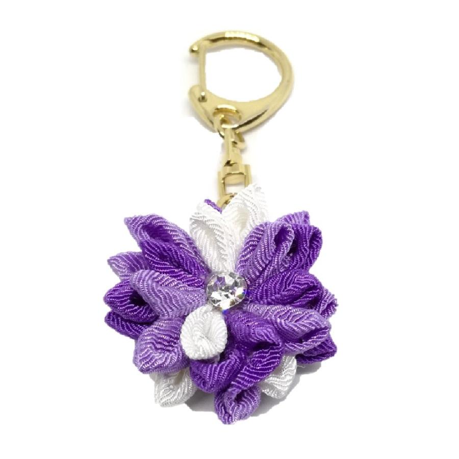 MUVEIL Jasmine チャーム 紫 美を結ぶ むすびの ～MUSUBINO～ バッグチャーム アクセサリー つまみ