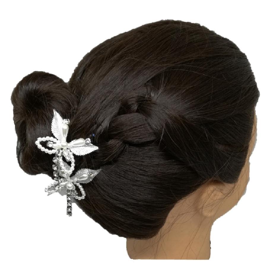 全品送料無料 髪飾り 和装 結婚式 お呼ばれ 留袖 訪問着 着物 パール ｕピン レディース 日本製 美を結ぶ むすびの ｍｕｓｕｂｉｎｏ 131 かんざし 髪飾り カラー 銀 Www We Job Com