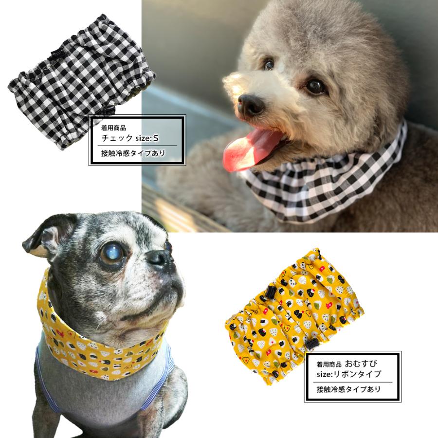 接触冷感タイプ○ 犬用 クールバンド＆保冷剤5個 セット 暑さ対策 熱中