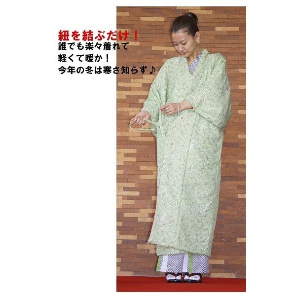 ★ 道中着　羽織　正絹　フリーサイズ　夏物　縞　白　★　n60 銀座【E-2451】紋紗 刺繍 道中着 明るい蕎麦切色 花文（反端付） :身丈