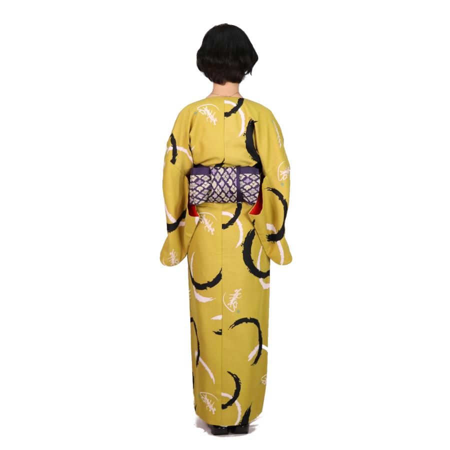 まだ暖かい、、どうする？すぐ着れる！褒められ単衣着物セット 着物 単衣 一年中着られるシーズンレスきもの 千鳥格子 綿麻