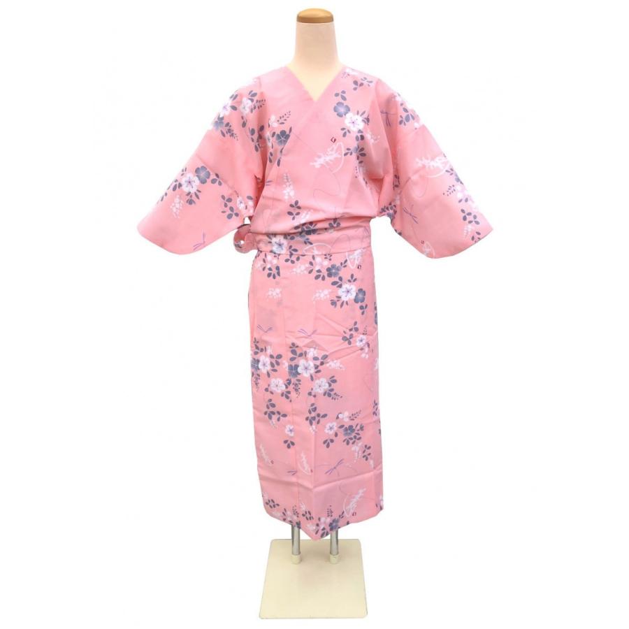 二部式着物 紗 風花 ピンク : 仕立屋甚五郎Yahoo!店 - 通販 - Yahoo